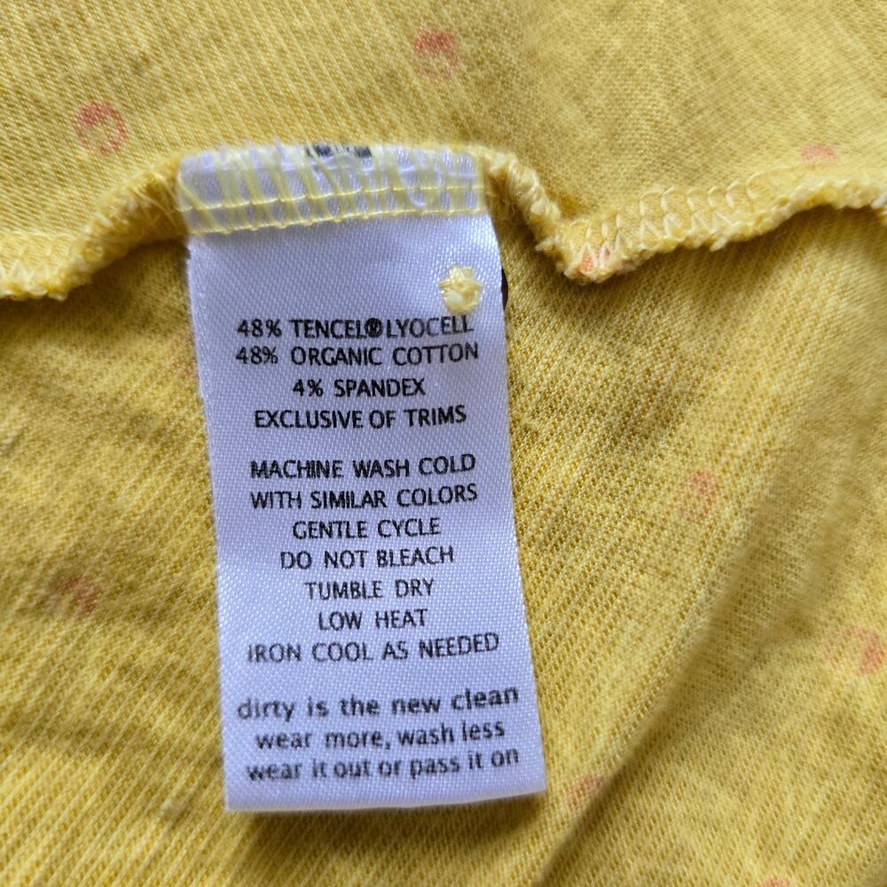 Toad & Co Laurel Dress Yellow Daisy Floral Tencel Organic Cotton Size S - Picture 7 of 10